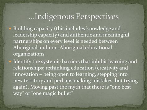 Ppt Kindling Conversations Weaving Indigenous Perspectives Into