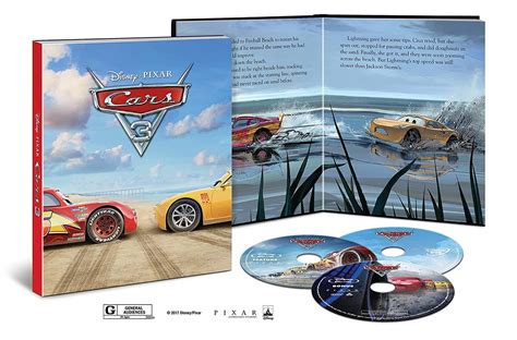 Cars 3 Exclusivo Digibook Blu Ray Dvd Digital Cine Y Tv