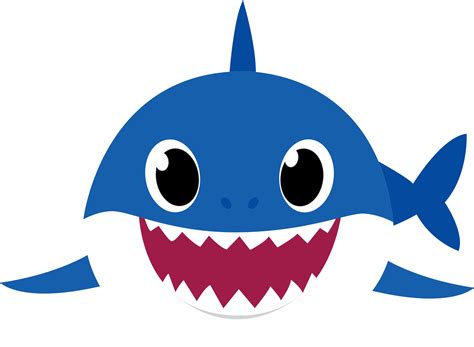 Download Blue Baby Shark Clipart Png Transparent Background Free