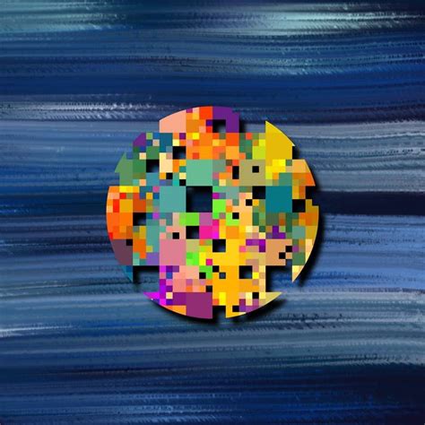 A Geometric Expressionist Meditation Created With Krita Pixel Art