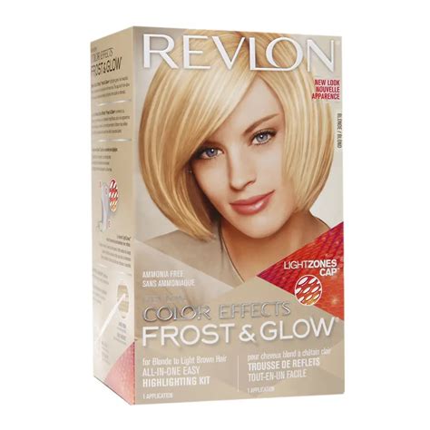 Revlon Color Effects Frost And Glow Hair Highlight Kit 20 Blonde Revlon Color Hair Highlight