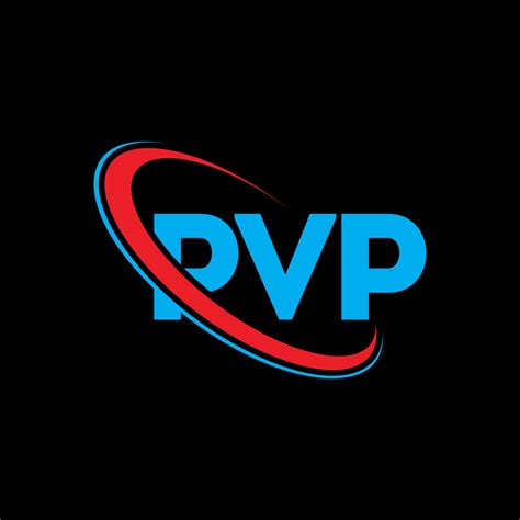 Logotipo De Pvp Carta Pvp Diseño De Logotipo De Letra Pvp Iniciales