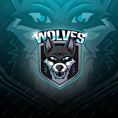 Premium Vector Wolves Esport Mascot Logo Design