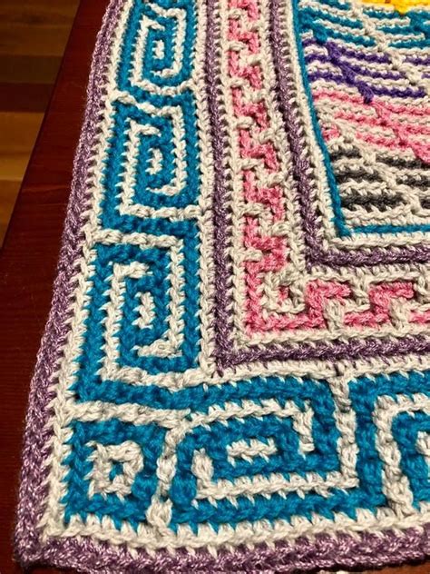 Mosaic Sampler Cal Crochet A Long With Us Crochet Rug Patterns