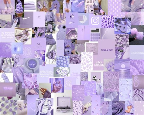 Light Purple Aesthetic Collage Images And Photos Finder