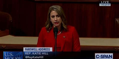 In Farewell Address Rep Katie Hill Decries Double Standard And