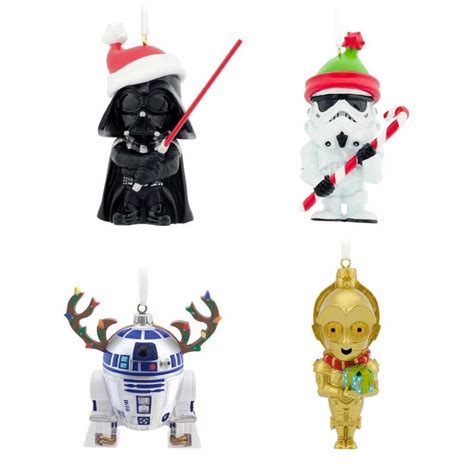Star Wars Ornaments From Hallmark Set Of Four New In Box