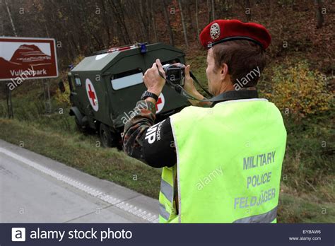 Feldjaeger A Military Policeman Of The Bundeswehr Germany S Armed Forces Documenting The