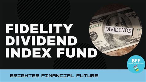 One Of The Best Fidelity Dividend Index Funds Youtube