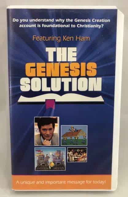 Genesis Solution Vhs Video Christian Creation Apologetics Ken Ham Bible Answers 1699 Picclick
