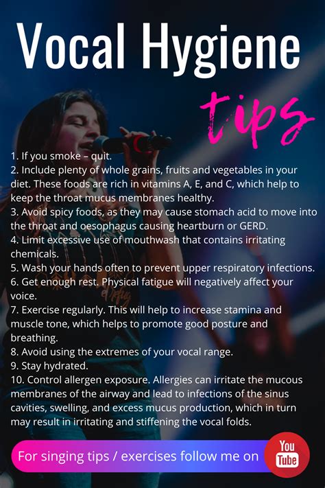 Vocal Hygiene Tips How To Maintain A Healthy Voice In 2021 Learn