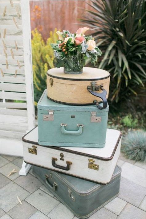 40 Ways To Use Vintage Suitcases In Your Wedding Decor Vintage