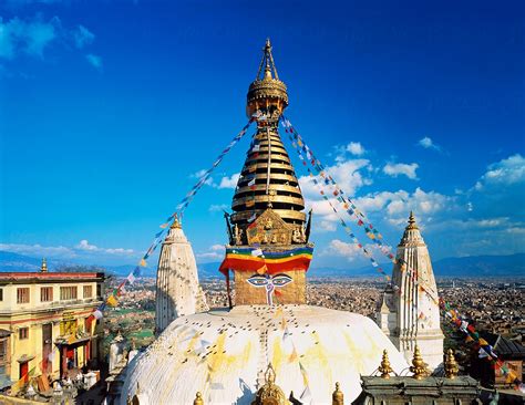 Swayambhunath Temple Kathmandu Nepal Del Colaborador De Stocksy
