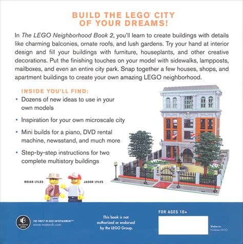Lego Neighborhood Book 2 Build Your Own City No Starch Press