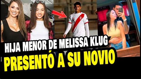 Hija Menor De Melissa Klug Present A Su Novio Futbolista A Sus