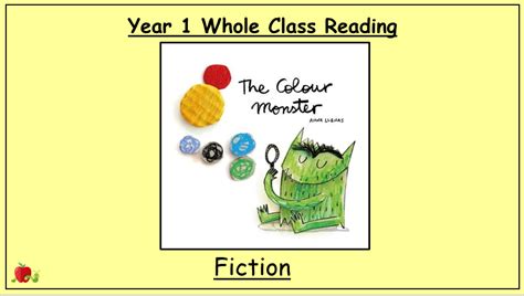 Yr 1 Whole Class Reading The Colour Monster The Teach Hub