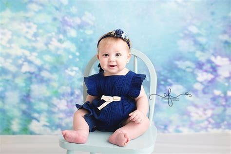 6 Month Milestone Sitter Session Ct Baby Photographer Elizabeth