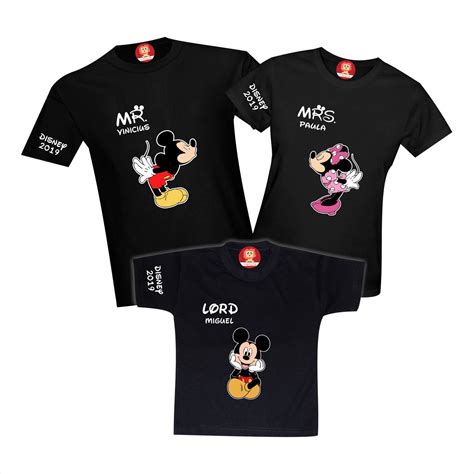 Venta Camisetas Personalizadas De Minnie Y Mickey En Stock