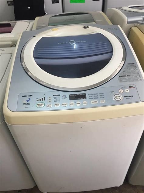 It is like a godsent appliance for people who earlier had to wash their laundry with their hands. Toshiba 13kg Top Load Washing Machine (end 8/3/2019 5:15 PM)
