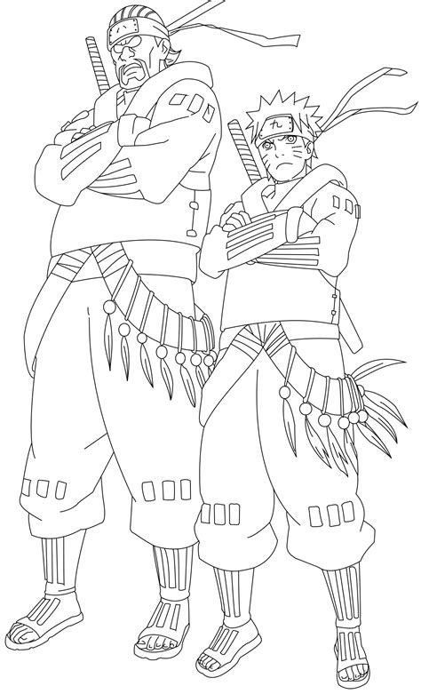 Printable Minato Coloring Pages