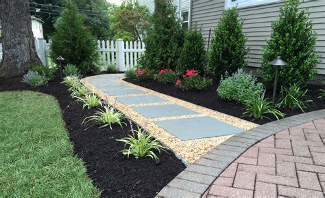 Walkway ideas on a budget (garden & backyard designs). Walkway Landscape Design | Autumn Leaf Landscape Design