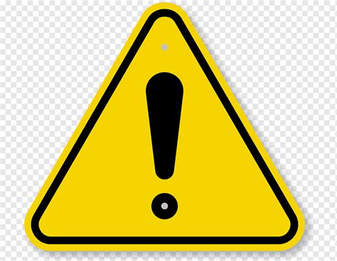 Watch out! similarly, a bare exclamation mark (with nothing before or after) is often established. Warning sign Safety Hazard Symbol, Exclamation mark, angle ...