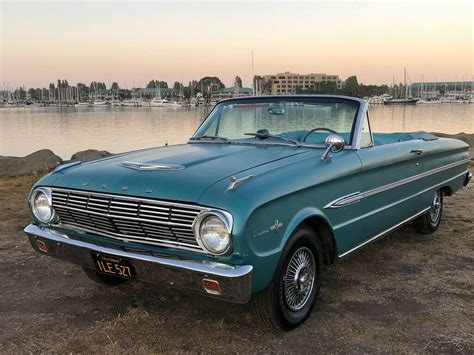 1963 12 Ford Falcon Sprint V8 Convertible 4 Speed Rust Free California