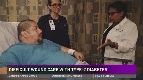 Real Men Wear Gowns Taking Care Of Wounds In Diabetes Patients