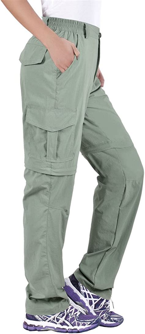 Unitop Womens Hiking Pants Quick Dry Lightweight Convertible Cargo