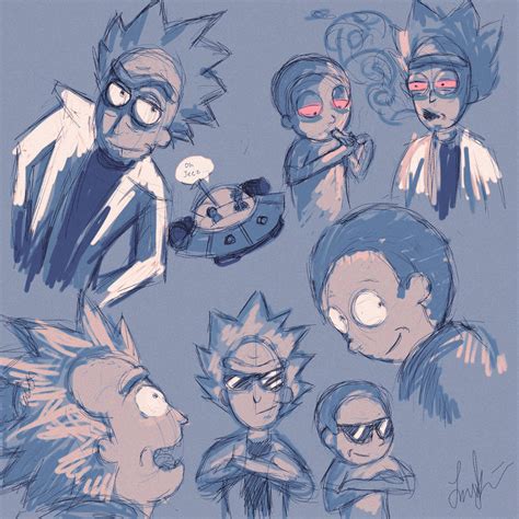 Rick And Morty Doodles By Foreal100 On Deviantart