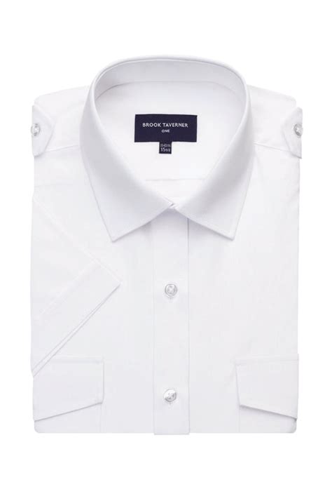 Brook Taverner Olympus Pilot Shirt Classic Fit The Work Uniform Company