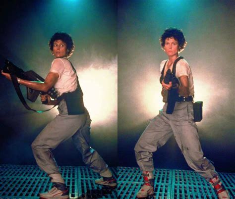 Sigourney Weaver In Aliens 1986 Ellen Ripley Aliens M