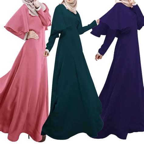 Bubble Tea Muslim Women Dress Sunday Best Long Sleeve Dresses Malaysia Islamic Abaya