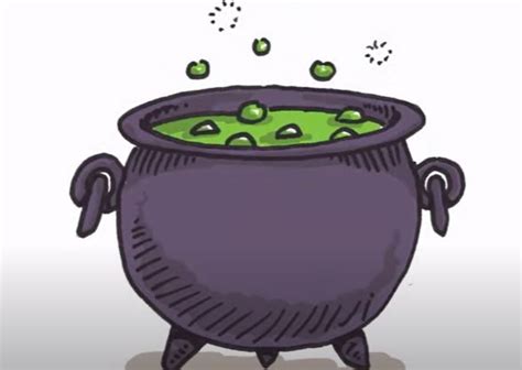 How To Draw A Cauldron How To Draw Step By Step