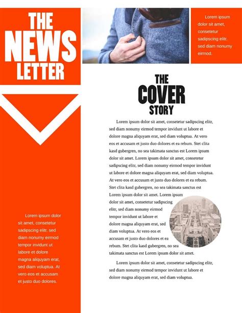 downloadable free editable newsletter templates for word