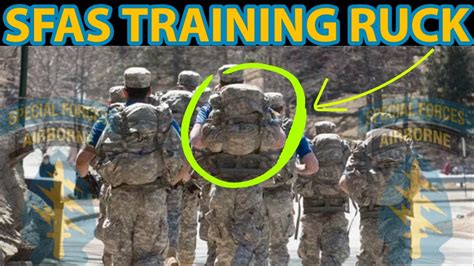 How To Create A Training Ruck For Sfas Ranger School Or Sapper School