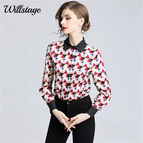 Available in a range of colours and styles for men, women, and everyone. Willstage 2019 Spring Shirts Women Long Sleeve Floral ...