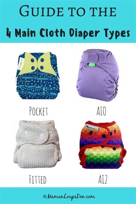 The Four Main Types Of Cloth Diapers