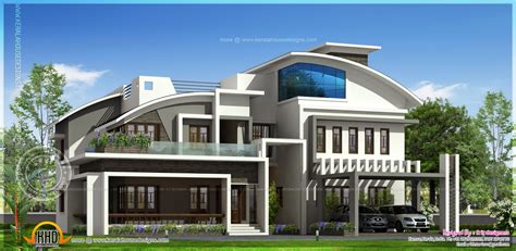 Contemporary Luxury House Elevation In 4280 Square Feet
