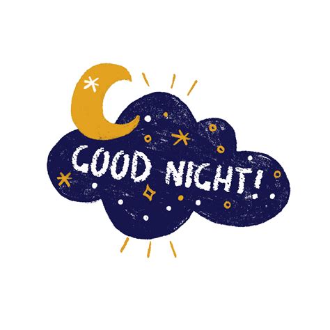 Good Night Illustration Sticker For Ios And Android Giphy