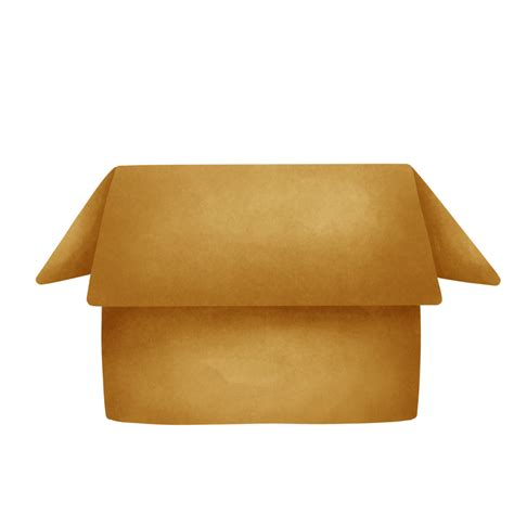 Simple Cardboard Box 24132868 Png