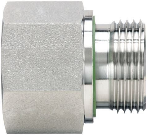 Parker Reducing Adapter 316 Stainless Steel 1 In X 12 In Fitting