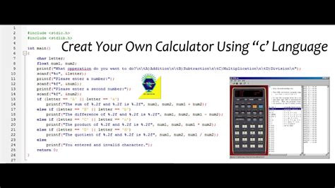Home » c programming language. C Programming Tutorial - Create Calculator in C Language ...