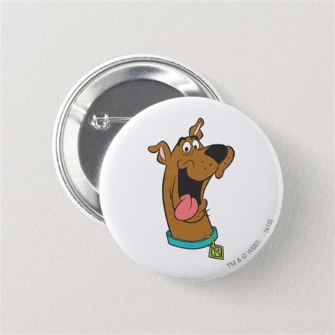 Scooby Doo Tongue Out Pinback Button Zazzle