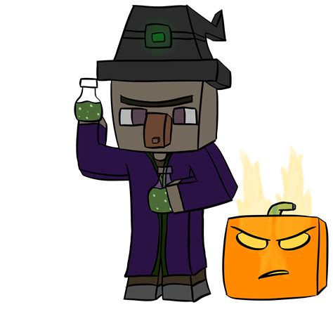 Witch In Minecraft By Robzgraphics On Deviantart