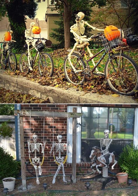 20 Halloween Skeleton Display Ideas