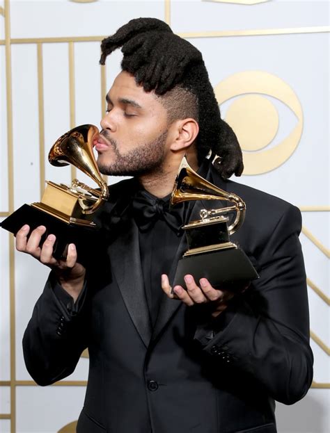 Pictured The Weeknd Best Pictures From The Grammys 2016 Popsugar
