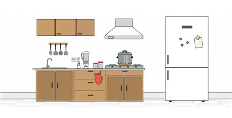 Vector Kitchen Png Clipart Png Mart