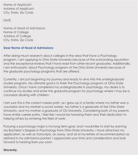 Actual i got my result after college ad. Writing a College Admission Application Letter in Correct ...