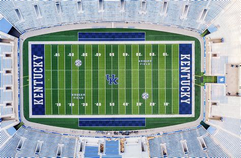 University Of Kentucky Football Field Photograph By Alexey Stiop Fine